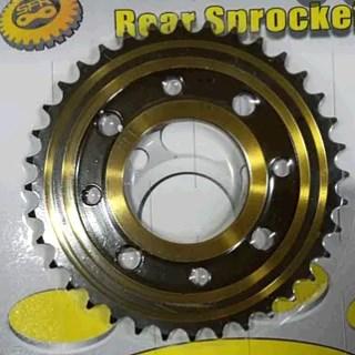 Зірка трансмісії (задня) Delta 428-36T JH 125 SFR Polish GoldBlack ST-4