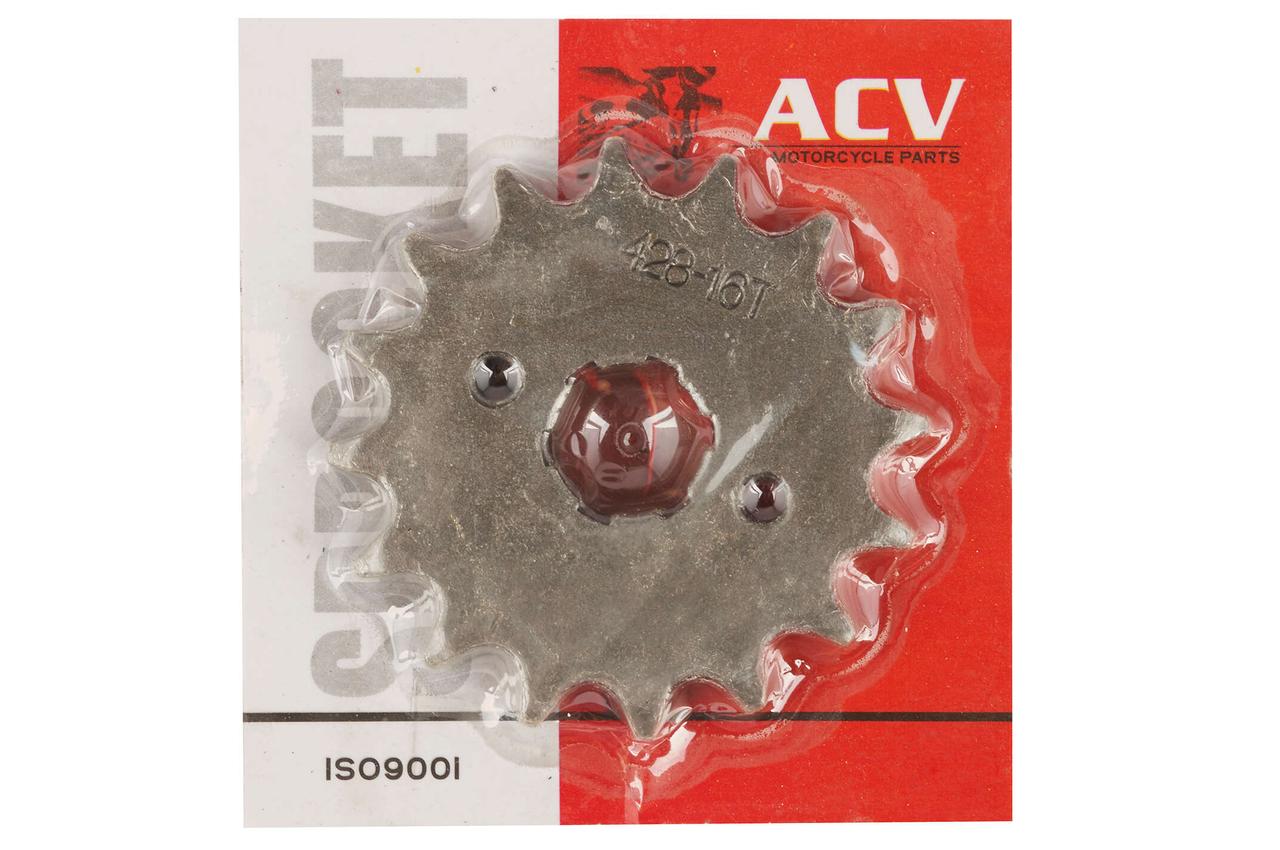 Зірка трансмісії (передня) Zongshen ZS200-GS 428-16T (сталь 20) ACV