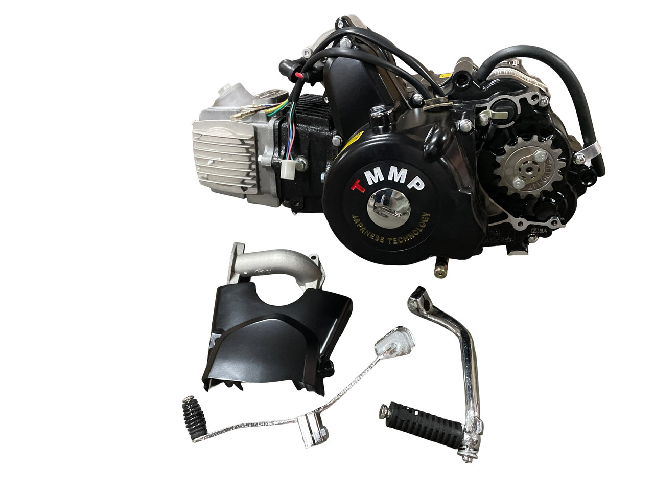 Двигун Delta 125cc (АКПП 157FMH, чорний) (TM) EVO