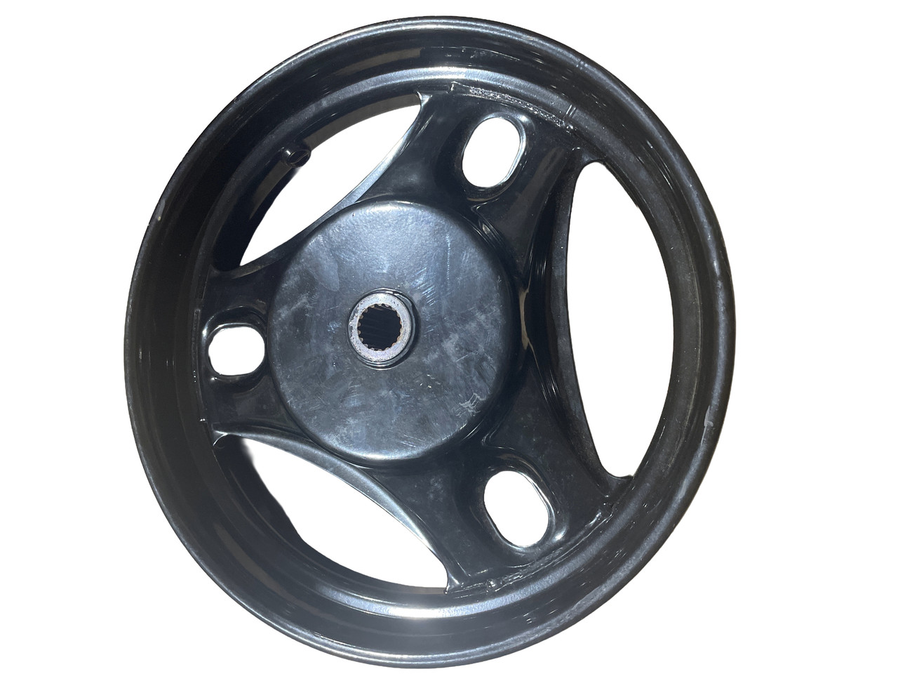 Диск колеса Suzuki AD100/LETS (зад, метал) AMG-2