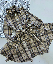 Сукня для дівчинки фланель Ксенія, розміри 116-164