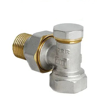 Кран радіаторний кутовий нижній 1/2 KR.902 (Чехія), фото 1