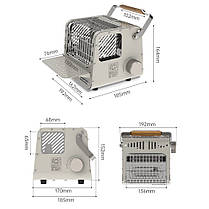 Міні обігрівач касетний Naturehike CNK2300CW018, сірий, фото 4
