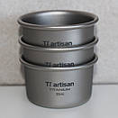 Набір чарок з титану, стопки титанові Tiartisan titanium 35 мл х 3 шт, фото 6