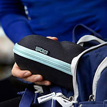 Портативна еспресо-кавоварка Wacaco Nanopresso блакитна з чохлом, фото 3