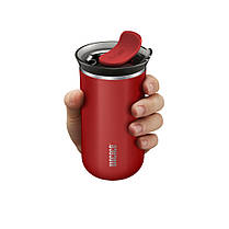 Термокухоль Wacaco Octaroma Lungo 300 мл, червоний, фото 3