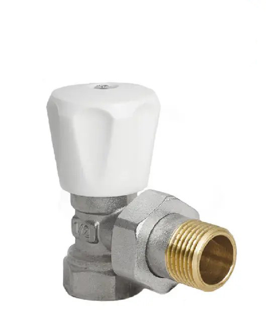 Кран радіаторний кутовий 1/2 KR.901 (Чехія), фото 1