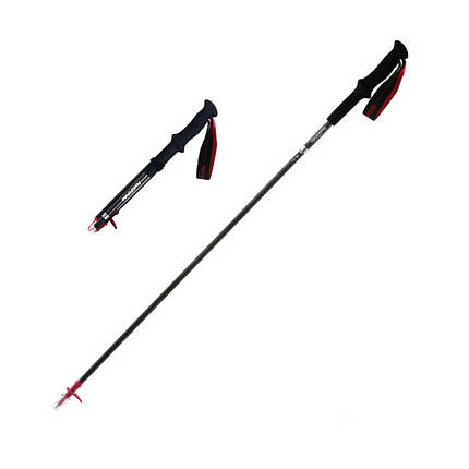 Трекінгова палиця Naturehike ST08 NH18D020-Z, 120 см, бордова, фото 1