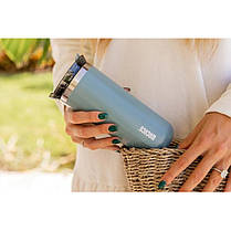 Термокухоль Wacaco Octaroma Grande 435 мл, блакитний, фото 4