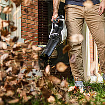 Акумуляторна повітродувка садова Litheli 560CFM, живлення від павербанку (2шт УМБ Litheli Power Bank 20000 mAh, 45 W, 4А в, фото 3