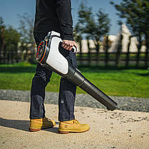 Акумуляторна повітродувка садова Litheli 560CFM, живлення від павербанку (2шт УМБ Litheli Power Bank 20000 mAh, 45 W, 4А в, фото 4