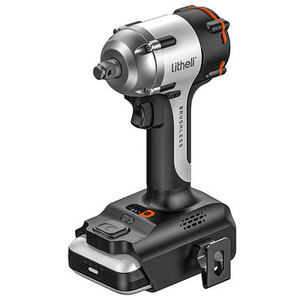 Акумуляторний ударний гайковерт Litheli безщітковий, живлення від павербанку (УМБ Litheli Power Bank 12500 mAh, 45 W, 2А в, фото 1
