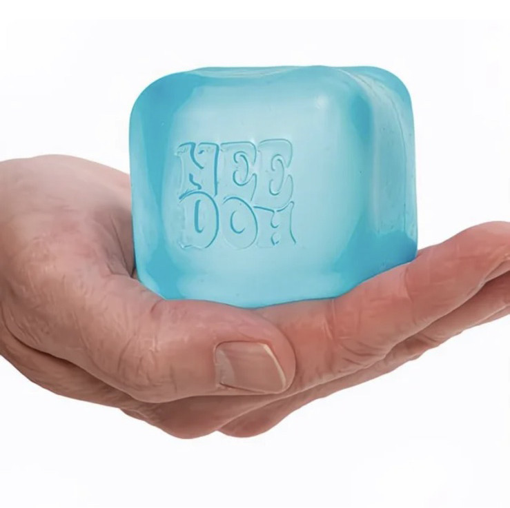 М'який Антистрес NeeDoh Cube Кубик колір Блакитний (01558)
