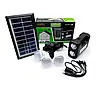 Сонячна станція GDTimes GD105 80W LED, портативна, автономна, з USB, ліхтарем та лампочками для дому, дачі, кемпінгу, риболовлі, фото 8