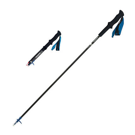 Трекінгова палиця Naturehike ST07 NH18D010-Z, 115-135 см, блакитна, фото 1