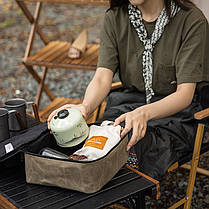 Сумка для зберігання портативна 5.4 л Naturehike NH20PJ128, коричнева, фото 5