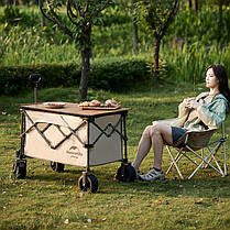 Складаний візочок Naturehike NH20PJ009, пісочний, фото 2