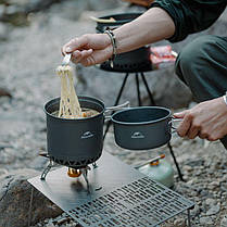 Набір посуду для кемпінгу 2 од. Naturehike CNK2300CJ0002, 1,2 л, алюміній, фото 4