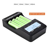 Універсальний інтелектуальний зарядний пристрій Liitokala Lii-500 EU на 4 канали + автомобільний кабель, фото 4