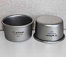 Набір чарок з титану, стопки титанові Tiartisan titanium 35 мл х 2 шт, фото 5