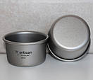 Набір чарок з титану, стопки титанові Tiartisan titanium 35 мл х 2 шт, фото 4