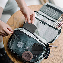 Косметичка Naturehike NH20SN010, розмір L, чорна, фото 5