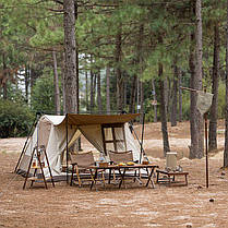 Намет з навісом Naturehike CNH22ZP029, світлий коричневий, фото 3