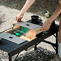 Мийка кемпінгова портативна Naturehike CNH22SN013, нержавіюча сталь, фото 3