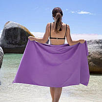 Рушник антибактеріальний швидковисихаючий Fitness Naturehike NH20FS009, 100*30, блакитне, фото 5