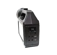 Зарядна станція GDTimes GD-101 з сонячною панеллю, 80W LED прожектор, 3 лампи, USB, портативна, автономна для дому, дачі, кемпінгу, фото 3