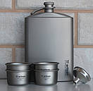 Набір чарок з титану, стопки титанові Tiartisan titanium 35 мл 4 шт, фото 6