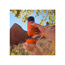 Портативна еспресо-кавоварка Wacaco Nanopresso помаранчева, фото 5