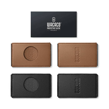 Чохол для портативної кавоварки Wacaco Picopresso, набір 2 шт, чорна-коричнева, фото 2