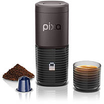 Портативна електрична еспресо-кавоварка Wacaco Pixapresso, темний бурґунд, фото 4