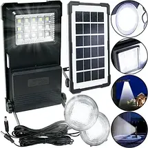 Портативна зарядна станція GDLITING GD 07A 500W з сонячною панеллю, USB, LED, автономна, вологозахищена, для дому, кемпінгу, фото 5