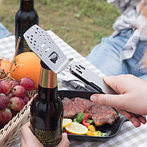 Компактний набір для барбекю Roxon S602 металевий, фото 3