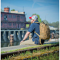 Рюкзак EDC 21л Helikon-Tex Backpack - Nylon Polyester Blend - Melange Grey, фото 2