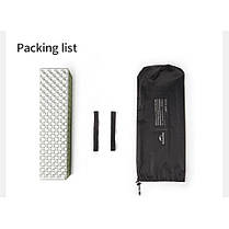 Килимок складаний IXPE Naturehike CNK2450WS044, алюмінієва плівка, 195x60х1,8 см, синій, фото 2