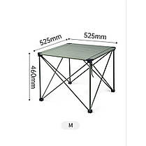 Складаний стіл Naturehike CNK2450JJ013, M, алюміній, сірий, фото 2
