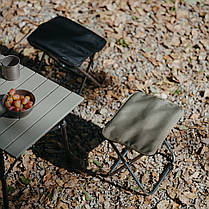 Стілець складаний Naturehike CNK2550JJ011, алюміній, чорний, фото 4