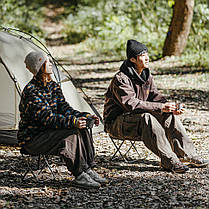 Стілець складаний Naturehike CNK2550JJ011, алюміній, чорний, фото 5