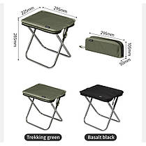 Стілець складаний Naturehike CNK2550JJ011, алюміній, оливковий, фото 2