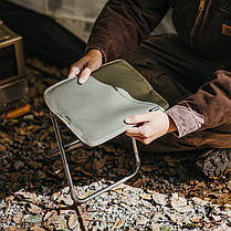 Стілець складаний Naturehike CNK2550JJ011, алюміній, оливковий, фото 4