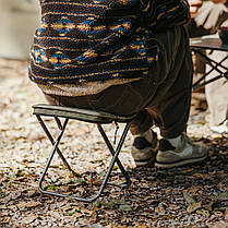 Стілець складаний Naturehike CNK2550JJ011, алюміній, оливковий, фото 5