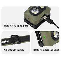 Ліхтар налобний Naturehike CNK2450ZM010, зелений, фото 3