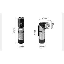 Ліхтар з кліпсою Naturehike CNK2450ZM013, чорно-сірий, фото 3