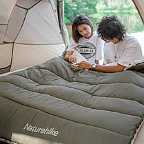 Спальник з капюшоном Naturehike LD350 CNK2300SD016, темно-зелений, фото 5