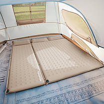 Килимок самонадувний із подушкою двомісний Naturehike CNK2550WS025, 30 мм, зелений, фото 2