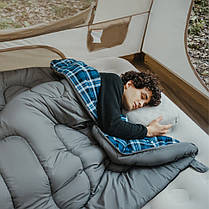 Спальний мішок з капюшоном Naturehike Clear Sky HL500 CNK2450WS042, сірий, фото 5