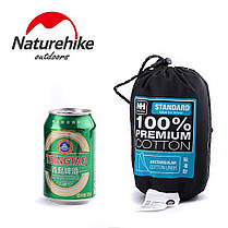 Підкладка для спального мішка Naturehike NH15S012-D, бавовна, світло-зелений, фото 5